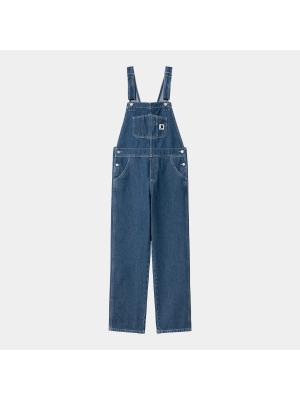 CARHARTT WIP BIB W`OVERALL STR8 BLUSTONE