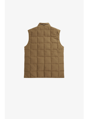 FRED PERRY GRID DETAIL INSULATED GILET