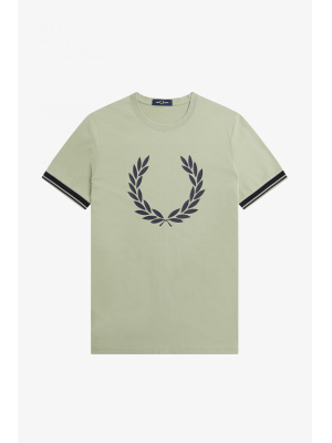 FRED PERRY PRINTED LAUREL WREATH T SHIRT