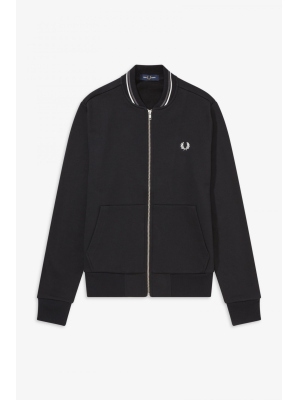 FRED PERRY ZIP THROUGH  SWEAT JKT BASE