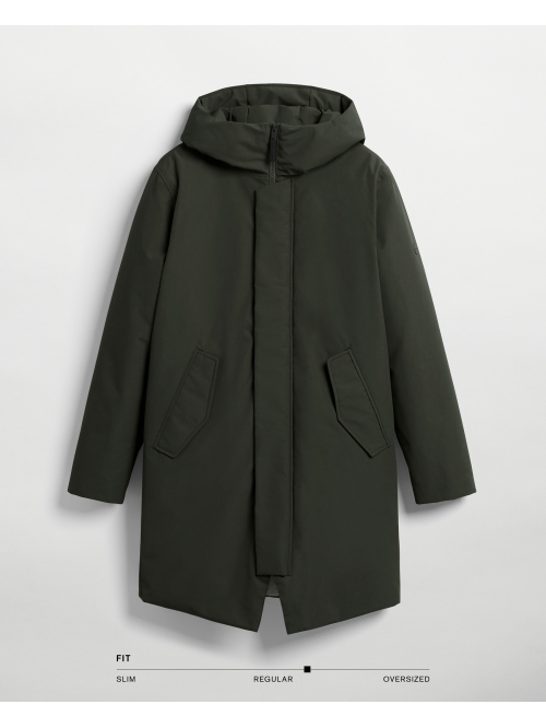 ELVINE GUNTER COAT SHELTER GREEN