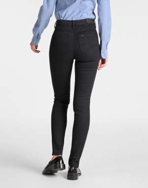 LEE SCARLETT HIGH WJEANS BLACK RINSE