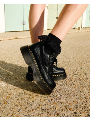 DR.MARTENS 8363 BUZZ W`BOOT BLK.MILLED