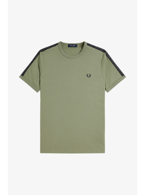 FRED PERRY CONTRAST TAPE RINGER T SHIRT