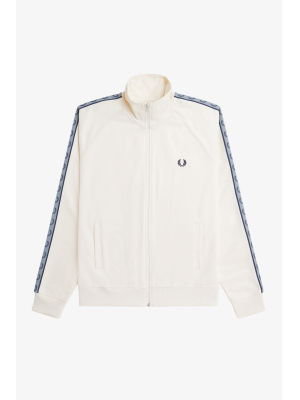 FRED PERRY CONTRAST TAPE TRACK JACKET