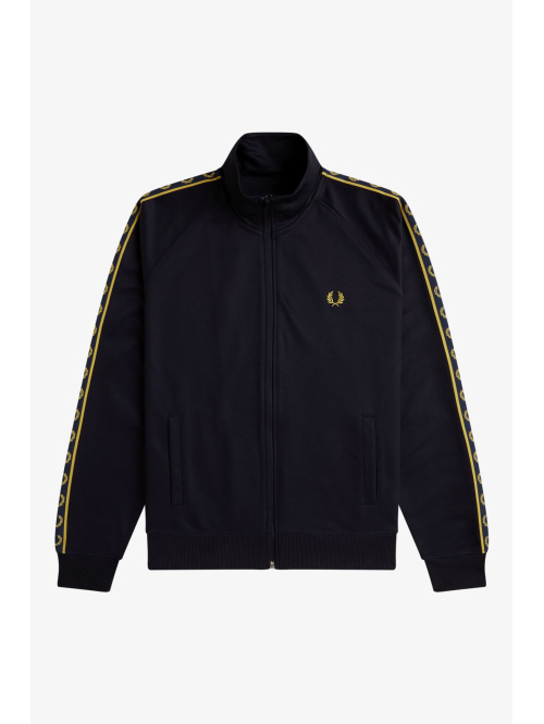 FRED PERRY CONTRAST TAPE TRACK JACKET
