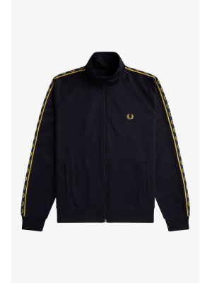 FRED PERRY CONTRAST TAPE TRACK JACKET