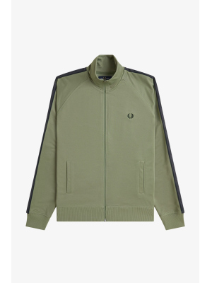FRED PERRY CONTRAST TAPE TRACK JACKET