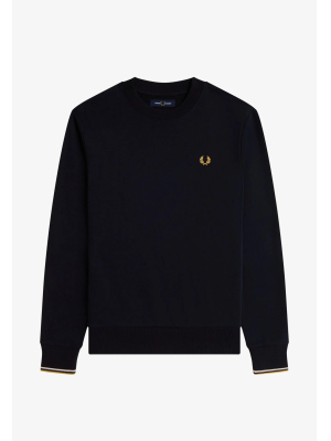 FRED PERRY CREW NECK SWEATSHIRT