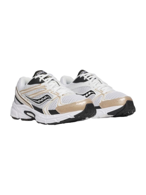 SAUCONY RIDE MILLENNIUM SHOE WH/GOLD/BLK