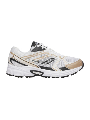 SAUCONY RIDE MILLENNIUM SHOE WH/GOLD/BLK