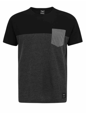 IRIEDAILY BLOCK POCKET T SHIRT