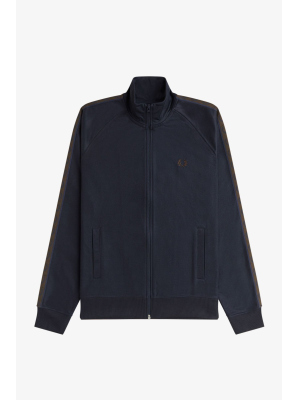 FRED PERRY CONTRAST TAPE TRACK JACKET