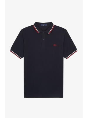 FRED PERRY TWIN TIPPED POLO BASE