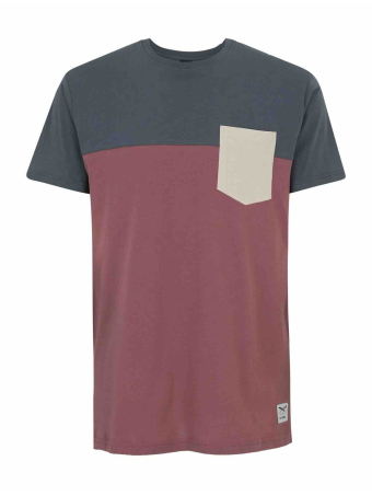 IRIEDAILY BLOCK POCKET T SHIRT