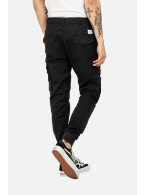 REELL REFLEX RIB CARGO PANT BLACK