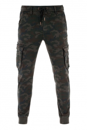 REELL REFLEX RIB CARGO PANT BLACK CAMO