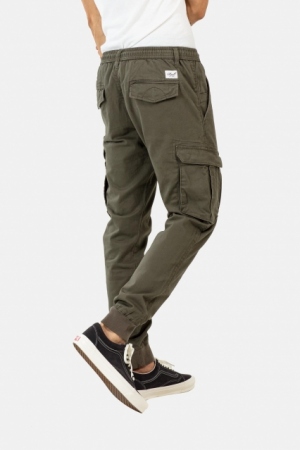 REELL REFLEX RIB CARGO PANT OLIVE
