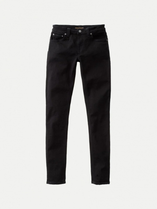 NUDIE SKINNY LIN W`JEANS BLACK BLACK