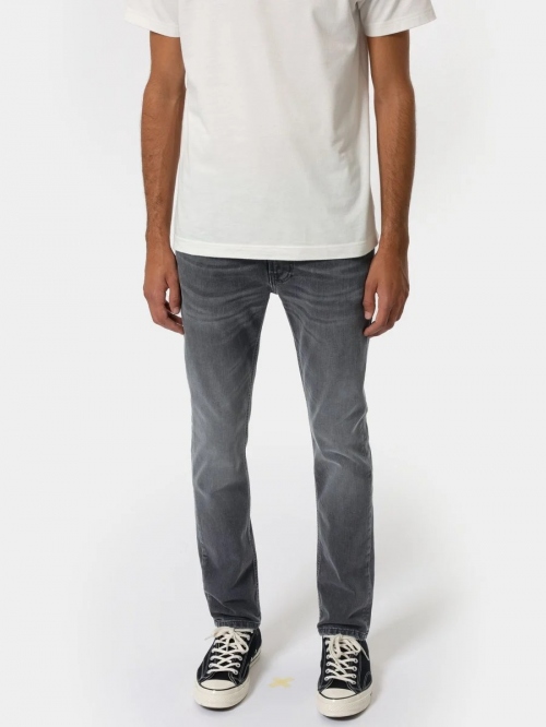 NUDIE LEAN DEAN JEANS MONO GREY