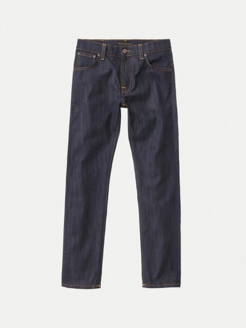 NUDIE THIN FINN JEANS DRY ECRU EMBO