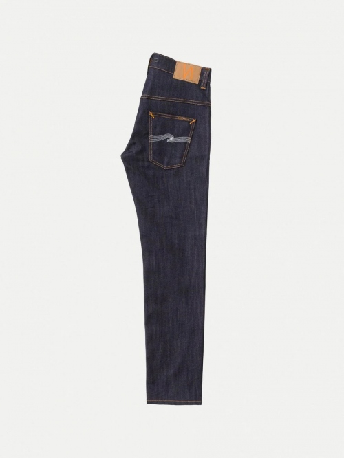 NUDIE THIN FINN JEANS DRY ECRU EMBO