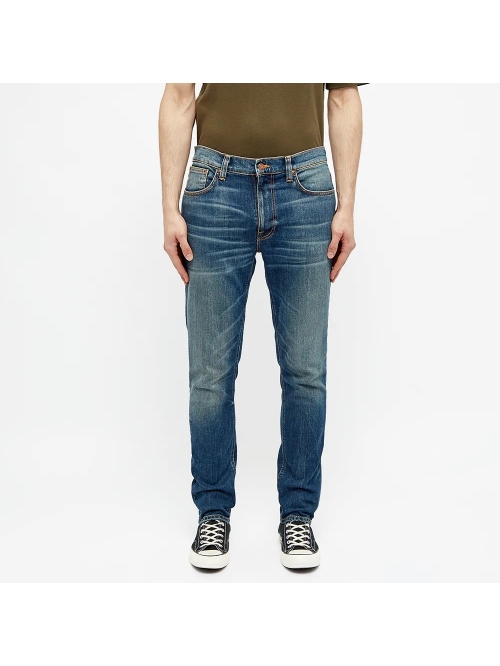 NUDIE LEAN DEAN JEANS INDIGO SHADES